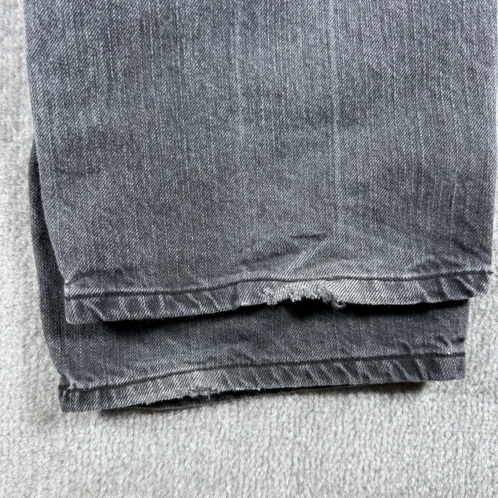 Harley Davidson Jeans Men's 36x32 Black Faded Straight Leg Biker Motorcycle